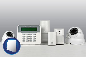 home alarm system - with Arizona icon