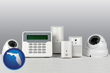 home alarm system - with Florida icon