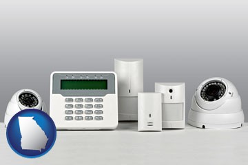 home alarm system - with Georgia icon