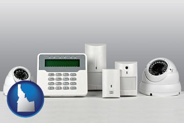 home alarm system - with Idaho icon