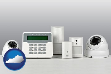 home alarm system - with Kentucky icon