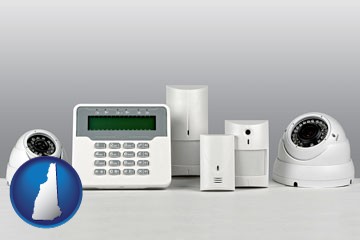 home alarm system - with New Hampshire icon