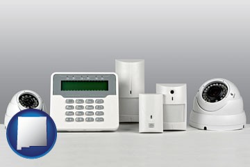 home alarm system - with New Mexico icon