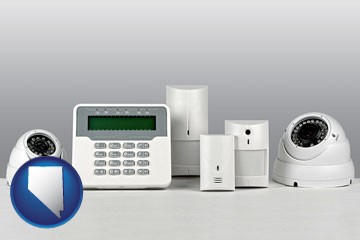 home alarm system - with Nevada icon