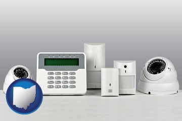 home alarm system - with Ohio icon