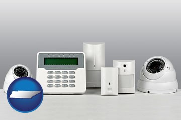 home alarm system - with Tennessee icon