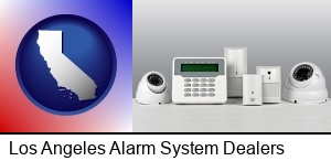 Los Angeles, California - home alarm system